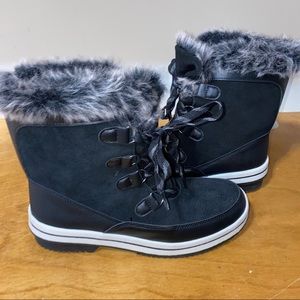 Universal Thread Snow Boots Winter Boots Black 10